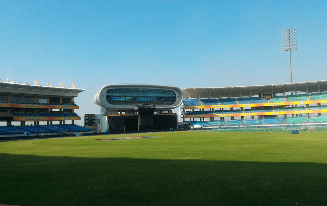 Saurashtra Cricket Association Stadium Pitch Report, Map, Stats & Records